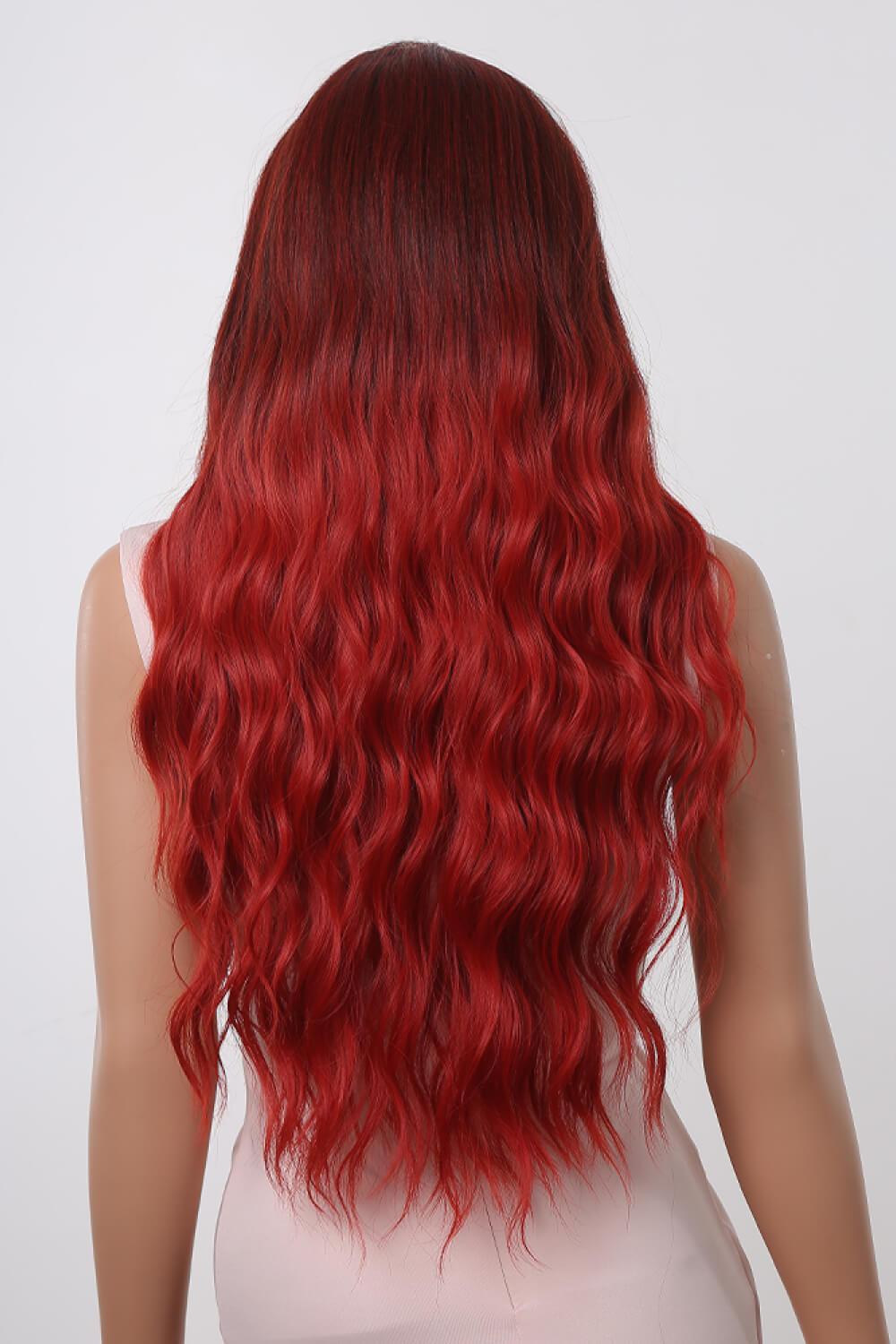 13*1" Full-Machine Wigs Synthetic Long Wave 27" BLUE ZONE PLANET