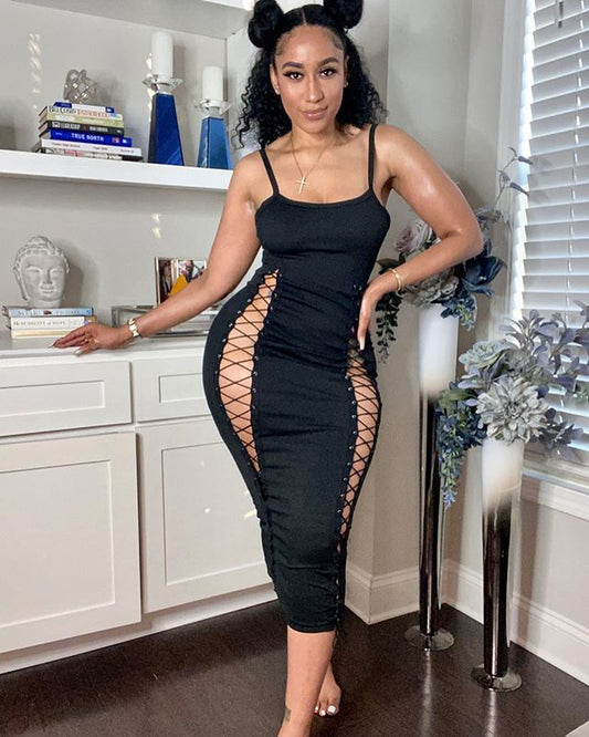 Personalized Bag Hip Knitted Sling Dress Blue Zone Planet