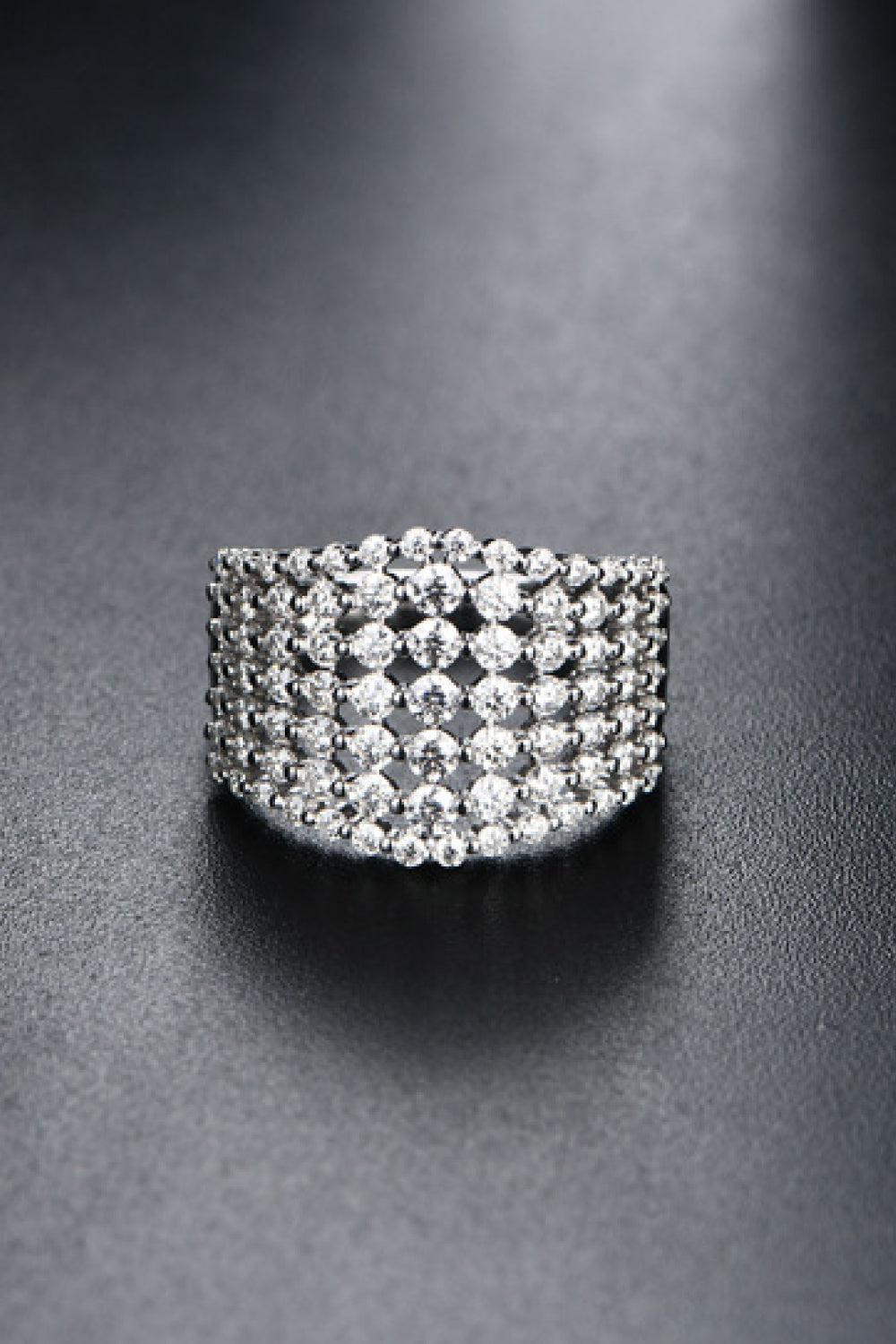1.21 Carat Moissanite 925 Sterling Silver Ring BLUE ZONE PLANET