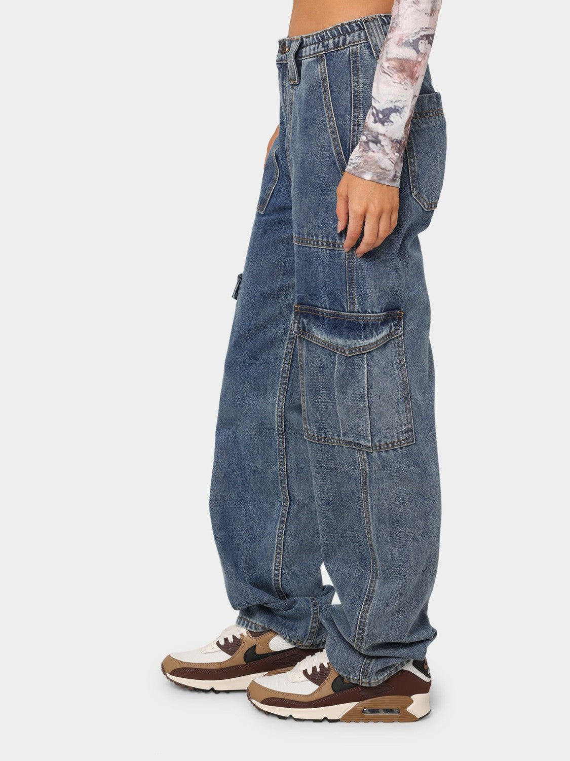 Straight Jeans with Pockets BLUE ZONE PLANET