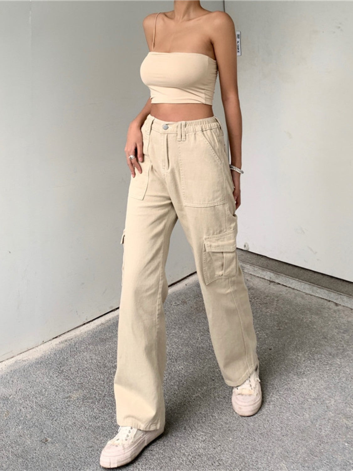 Straight Jeans with Pockets BLUE ZONE PLANET