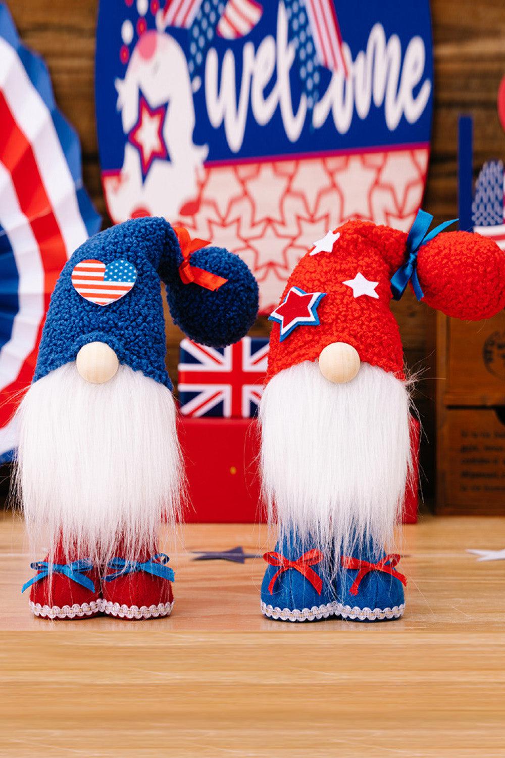 2-Piece Independence Day Knit Beard Gnomes BLUE ZONE PLANET