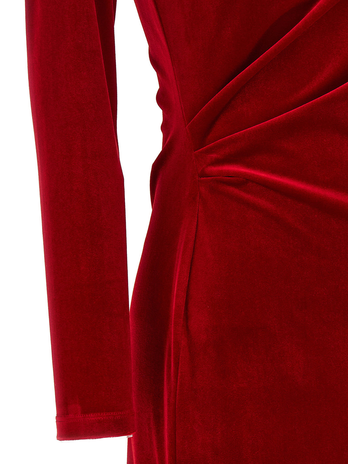 Lauren Ralph Lauren Red Velvet Sheath Dress
