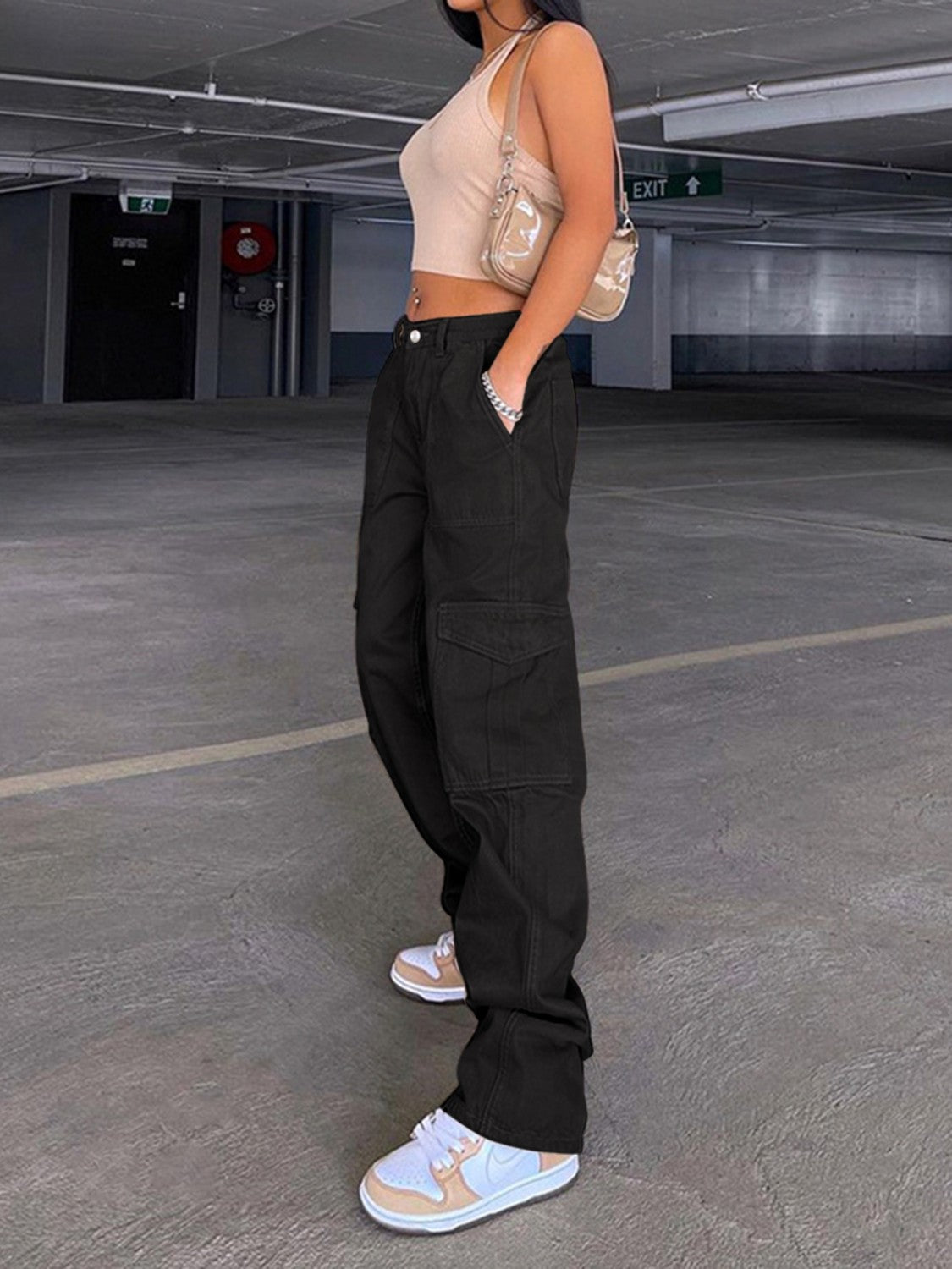 Straight Jeans with Pockets BLUE ZONE PLANET
