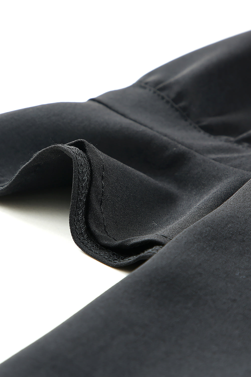 Black Ruffled Sleeve Shift Dress Blue Zone Planet