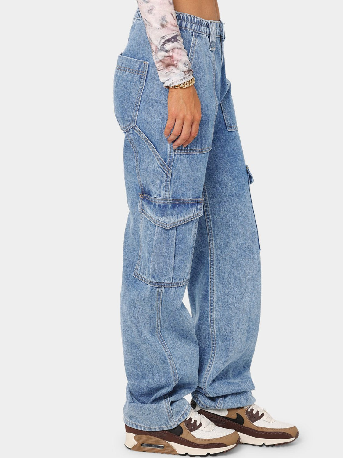 Straight Jeans with Pockets BLUE ZONE PLANET