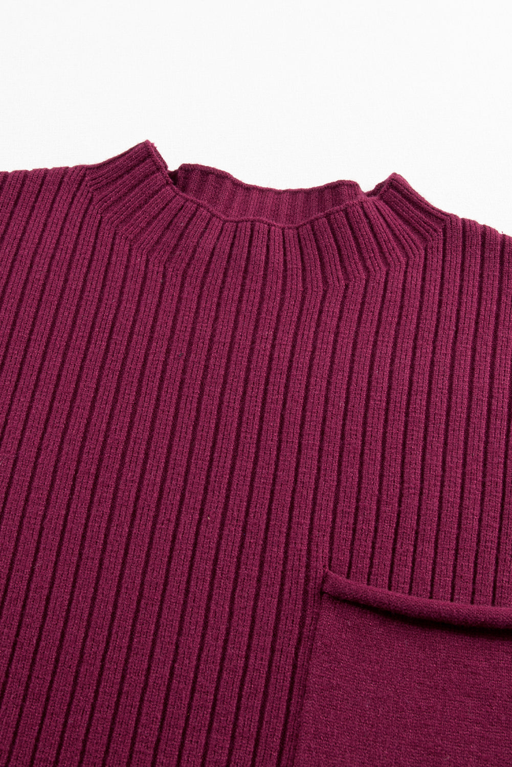 Blue Zone Planet | Oatmeal Patch Pocket Ribbed Knit Short Sleeve Sweater Dress Blue Zone Planet