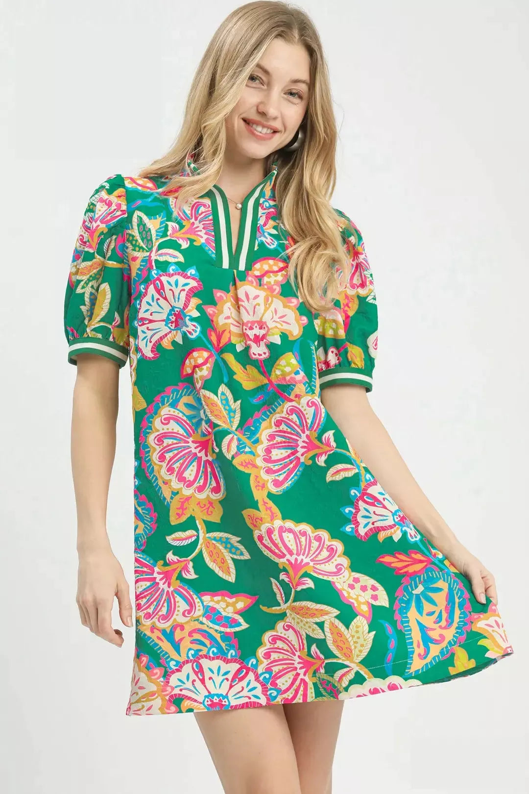flowy photoshoot dress SS25 Gathered Tunic Dress main image 0