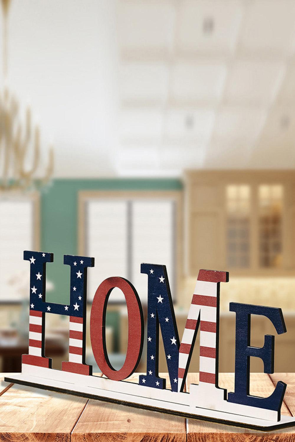 7-Piece Independence Day Letter Decor Ornaments BLUE ZONE PLANET