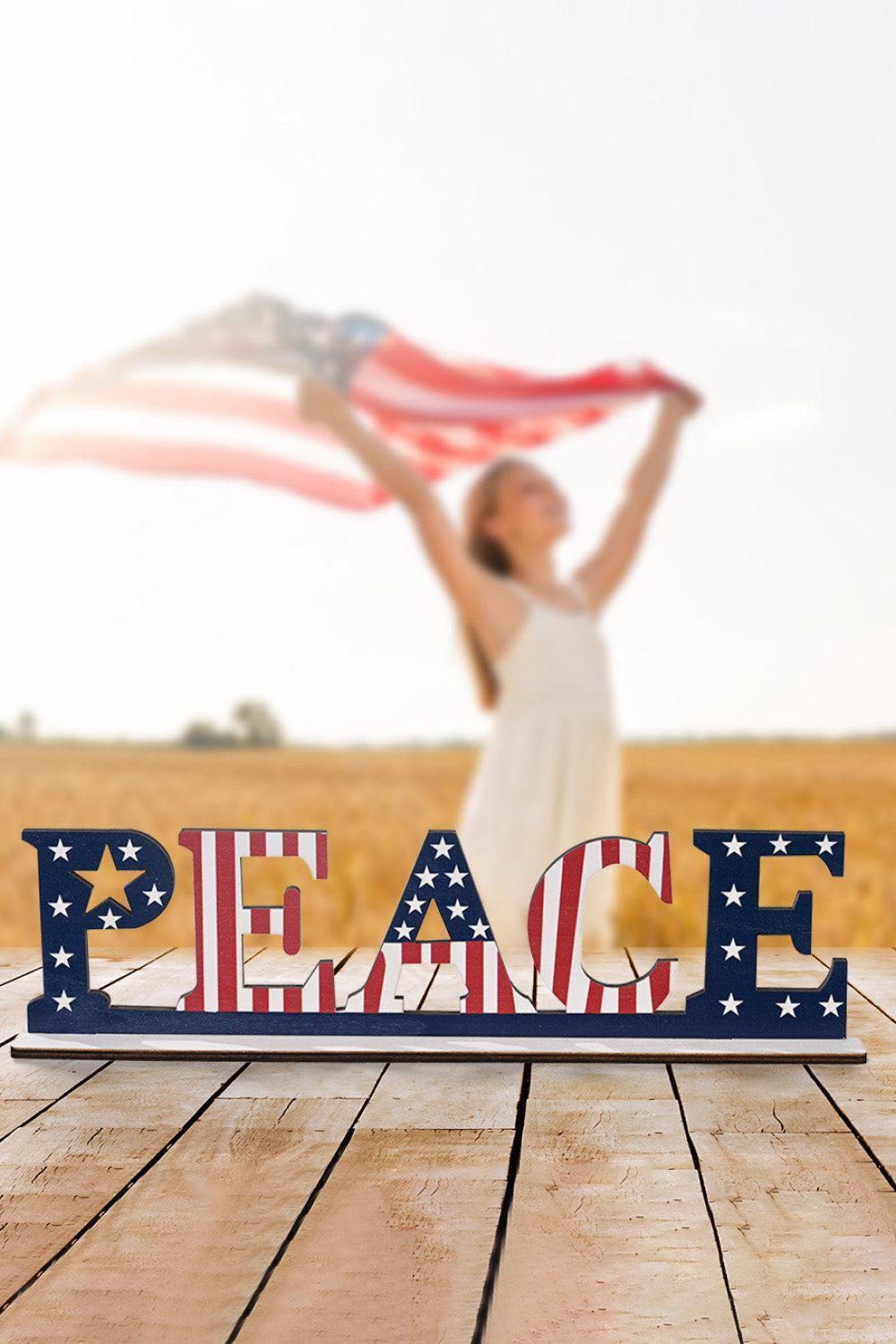 7-Piece Independence Day Letter Decor Ornaments BLUE ZONE PLANET