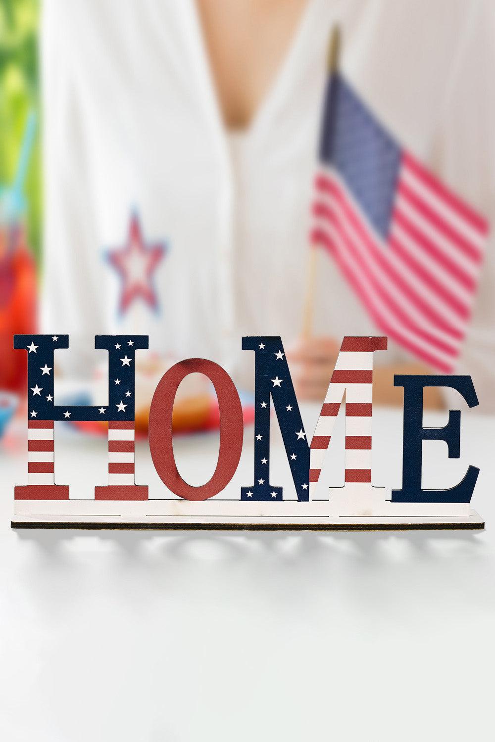7-Piece Independence Day Letter Decor Ornaments BLUE ZONE PLANET