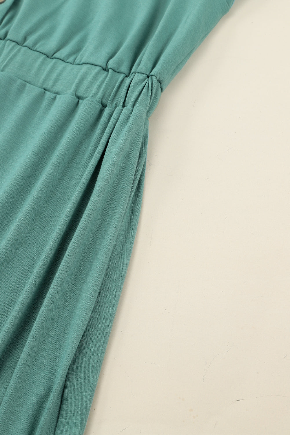 Yellow Button Up High Waist Long Sleeve Dress Blue Zone Planet