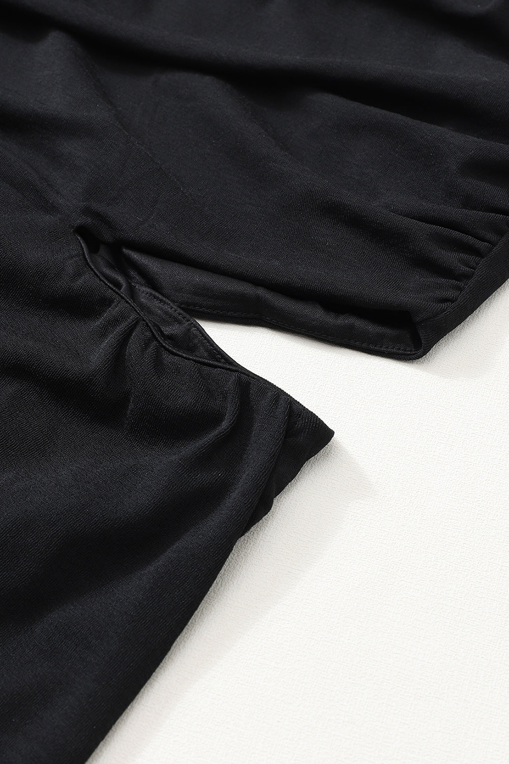 Blue Zone Planet | Black Asymmetric One Shoulder Cutout Bodycon Dress Blue Zone Planet