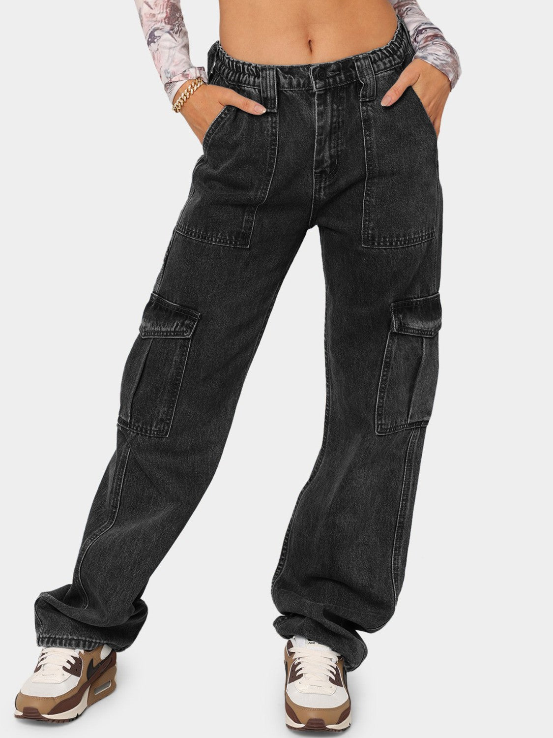 Straight Jeans with Pockets BLUE ZONE PLANET