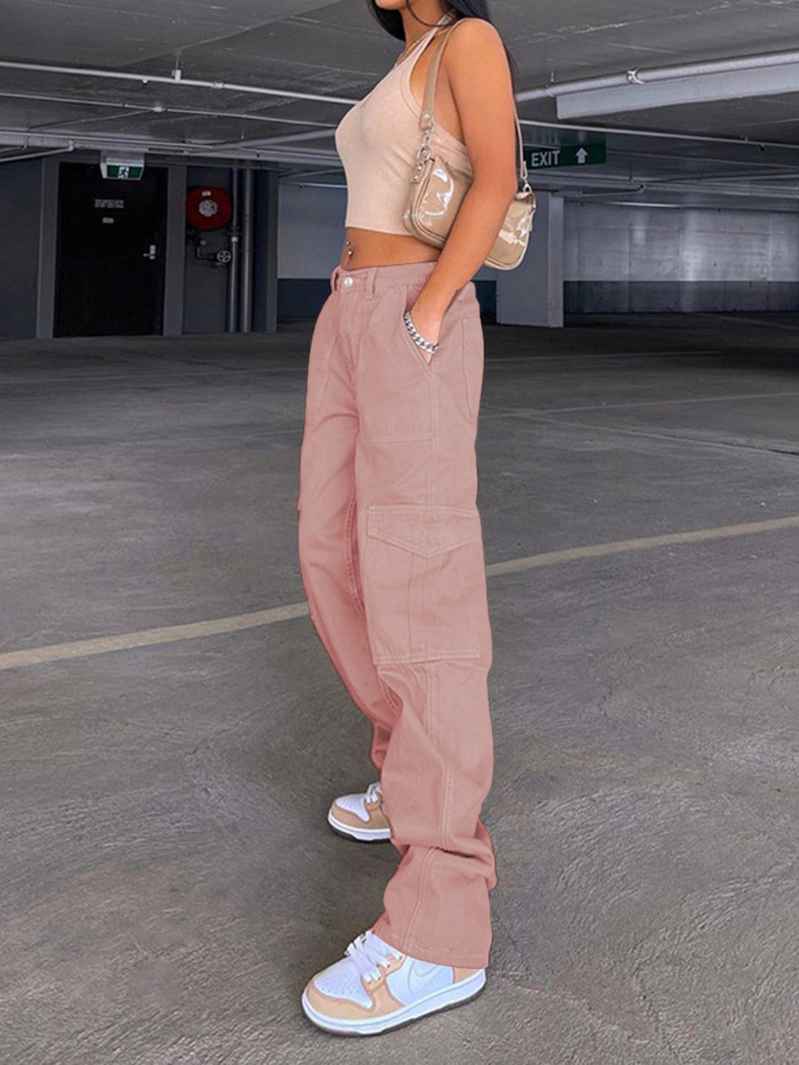 Straight Jeans with Pockets BLUE ZONE PLANET