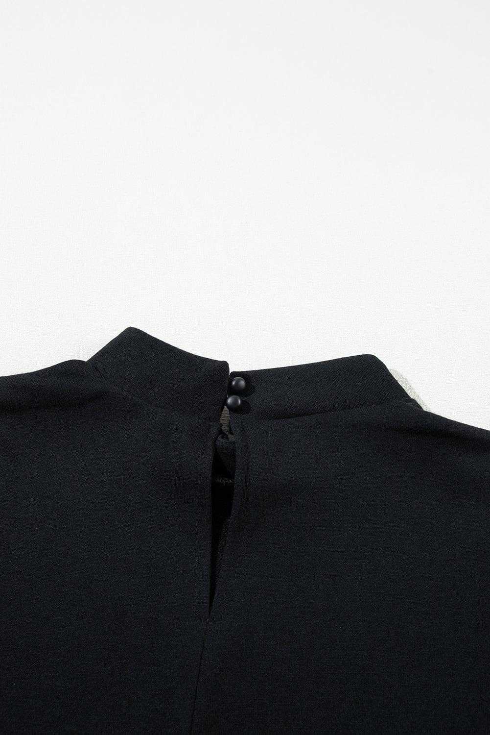 Black Flutter Sleeve Crew Neck Shift Dress Blue Zone Planet