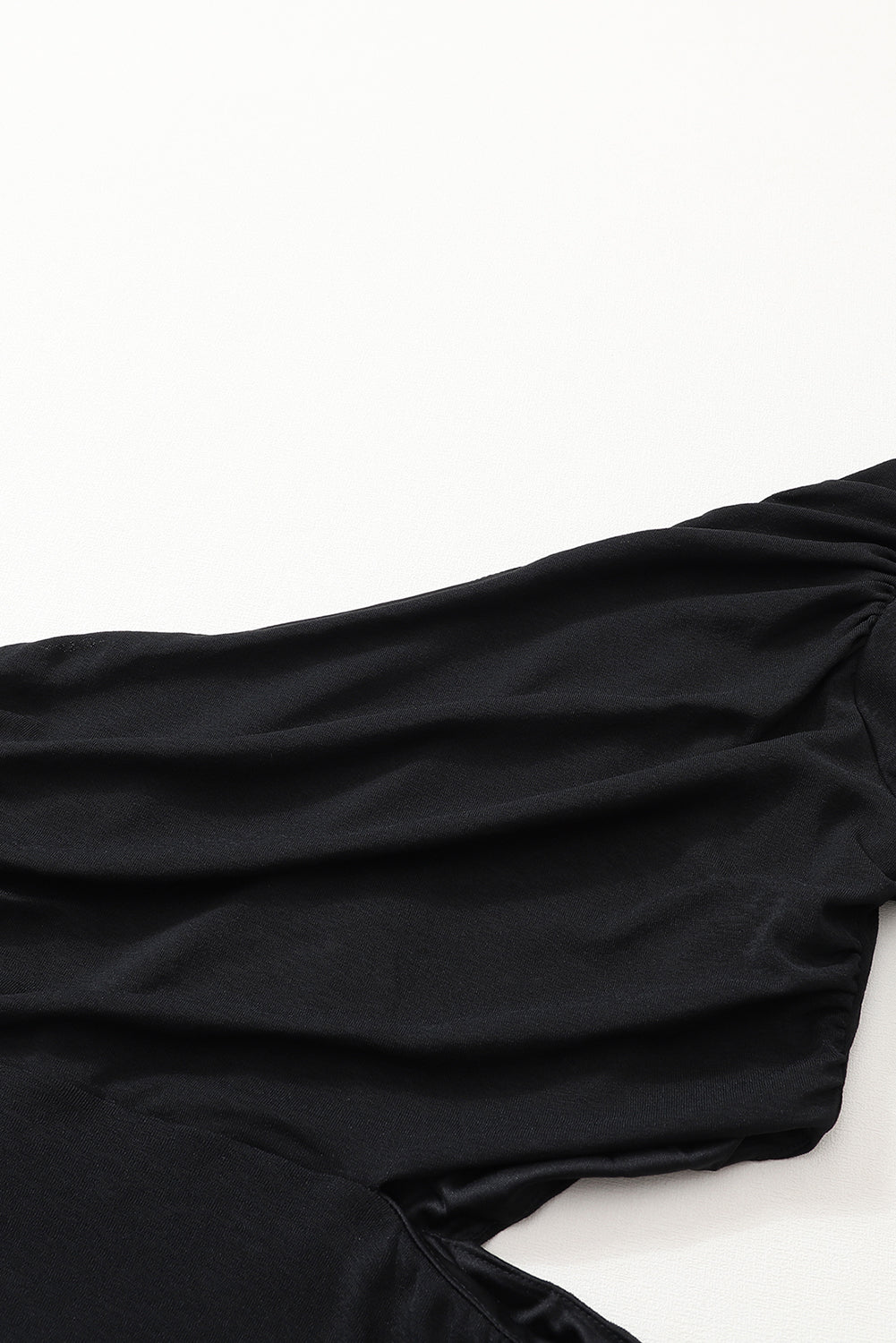Blue Zone Planet | Black Asymmetric One Shoulder Cutout Bodycon Dress Blue Zone Planet