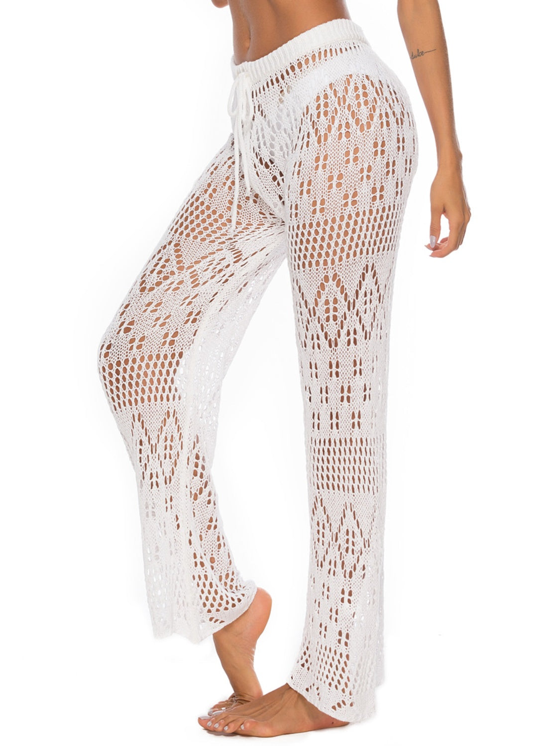 Cutout Straight Swim Pants BLUE ZONE PLANET