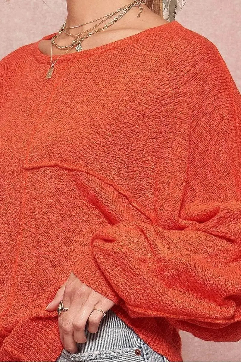 A Solid Knit Sweater Blue Zone Planet