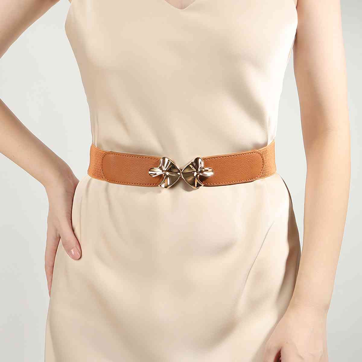 Alloy Buckle Elastic Belt BLUE ZONE PLANET