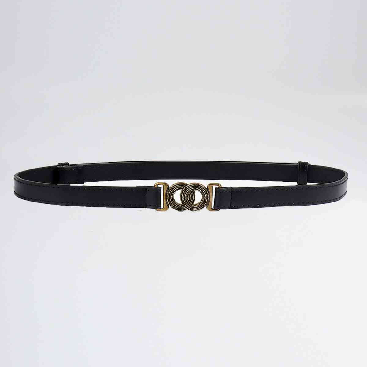 Alloy Buckle PU Belt BLUE ZONE PLANET