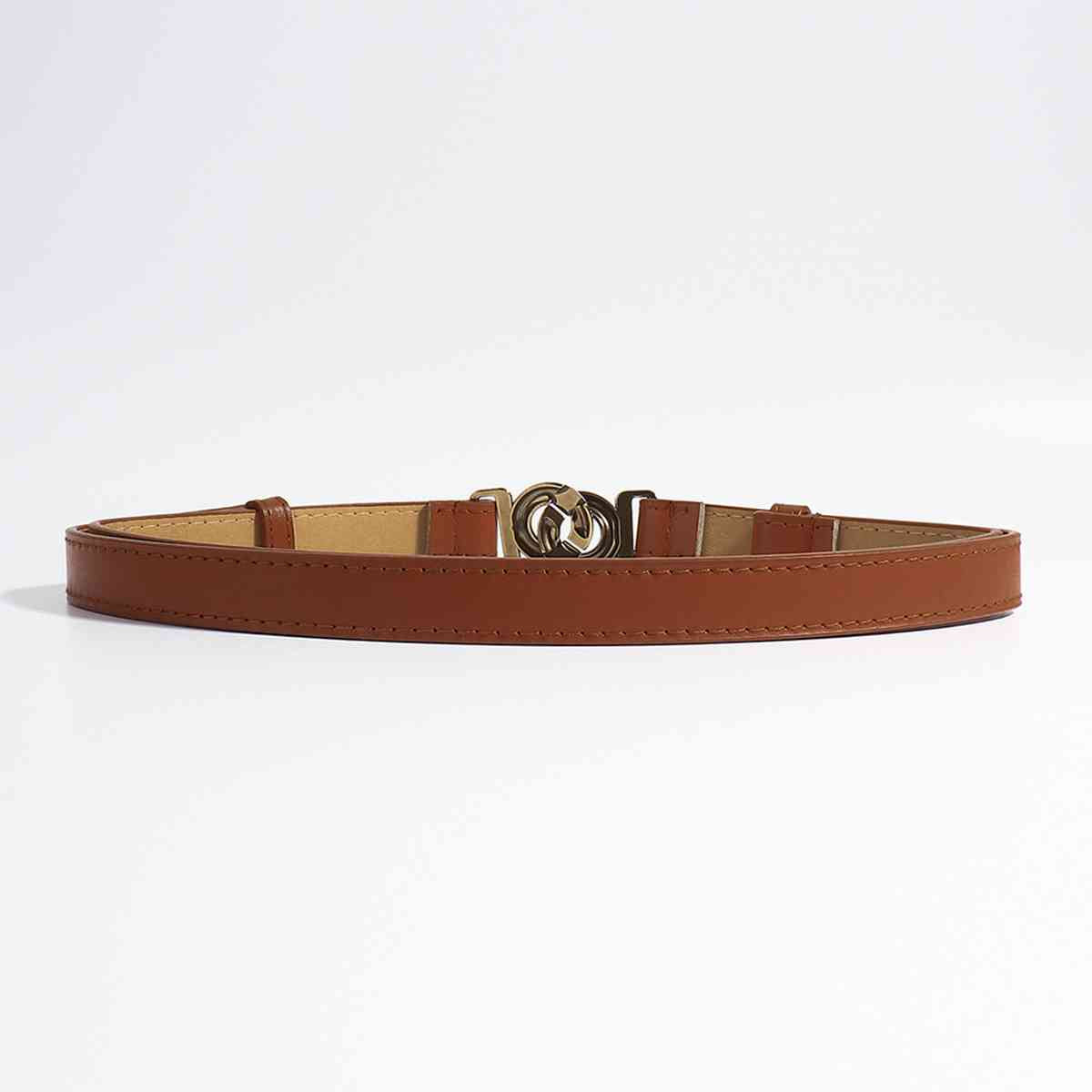 Alloy Buckle PU Belt BLUE ZONE PLANET