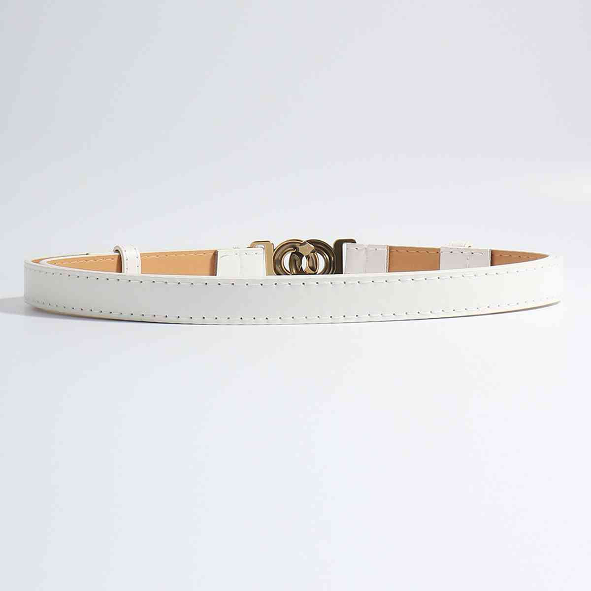 Alloy Buckle PU Belt BLUE ZONE PLANET