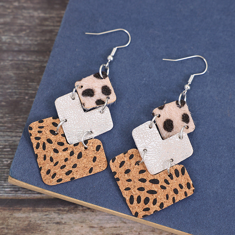 Alloy Drop Earrings BLUE ZONE PLANET