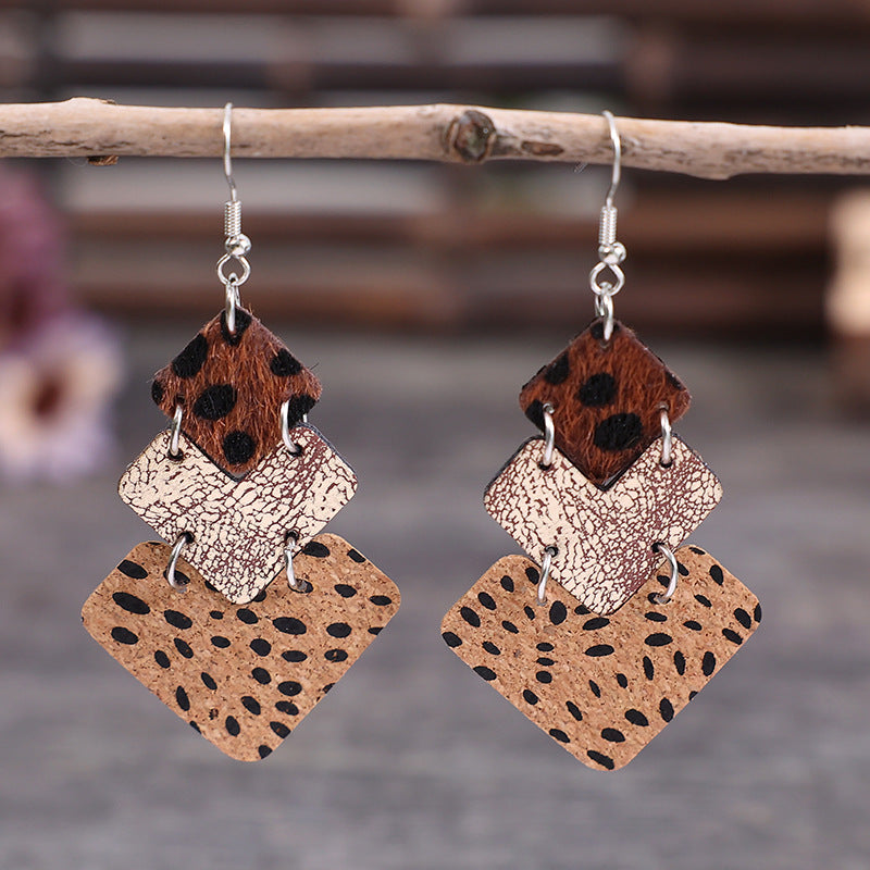 Alloy Drop Earrings BLUE ZONE PLANET