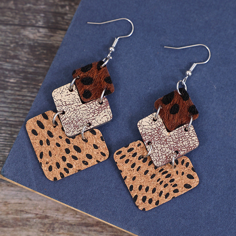 Alloy Drop Earrings BLUE ZONE PLANET