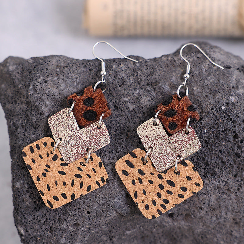 Alloy Drop Earrings BLUE ZONE PLANET