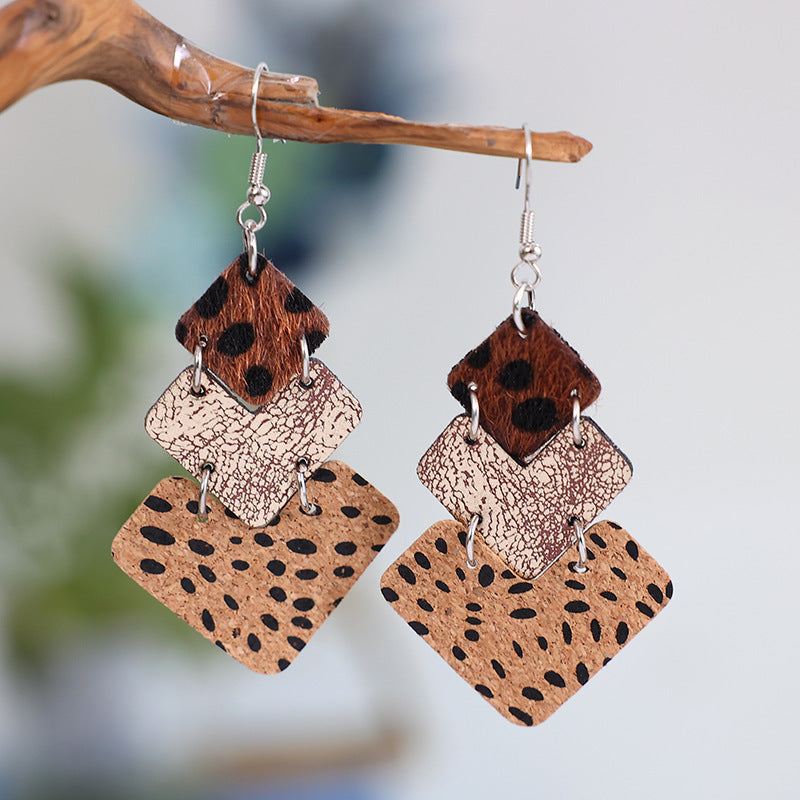 Alloy Drop Earrings BLUE ZONE PLANET