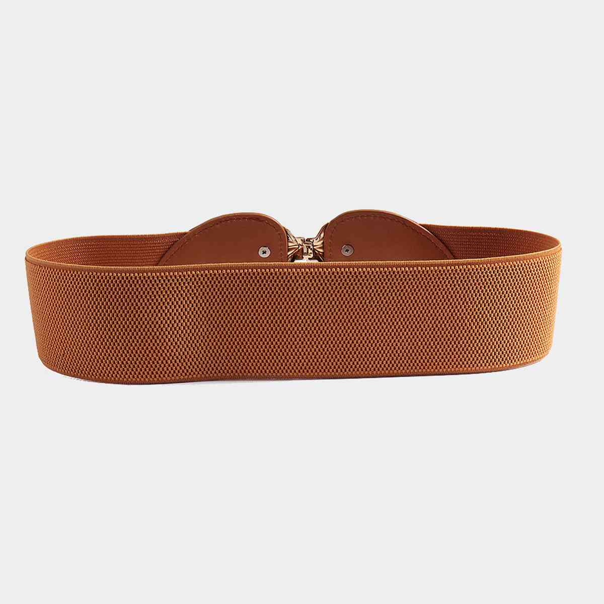 Alloy Leaf Buckle Elastic Belt BLUE ZONE PLANET