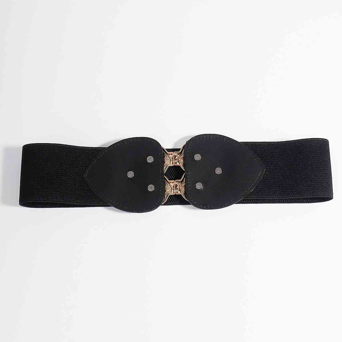 Alloy Leaf Buckle Elastic Belt BLUE ZONE PLANET