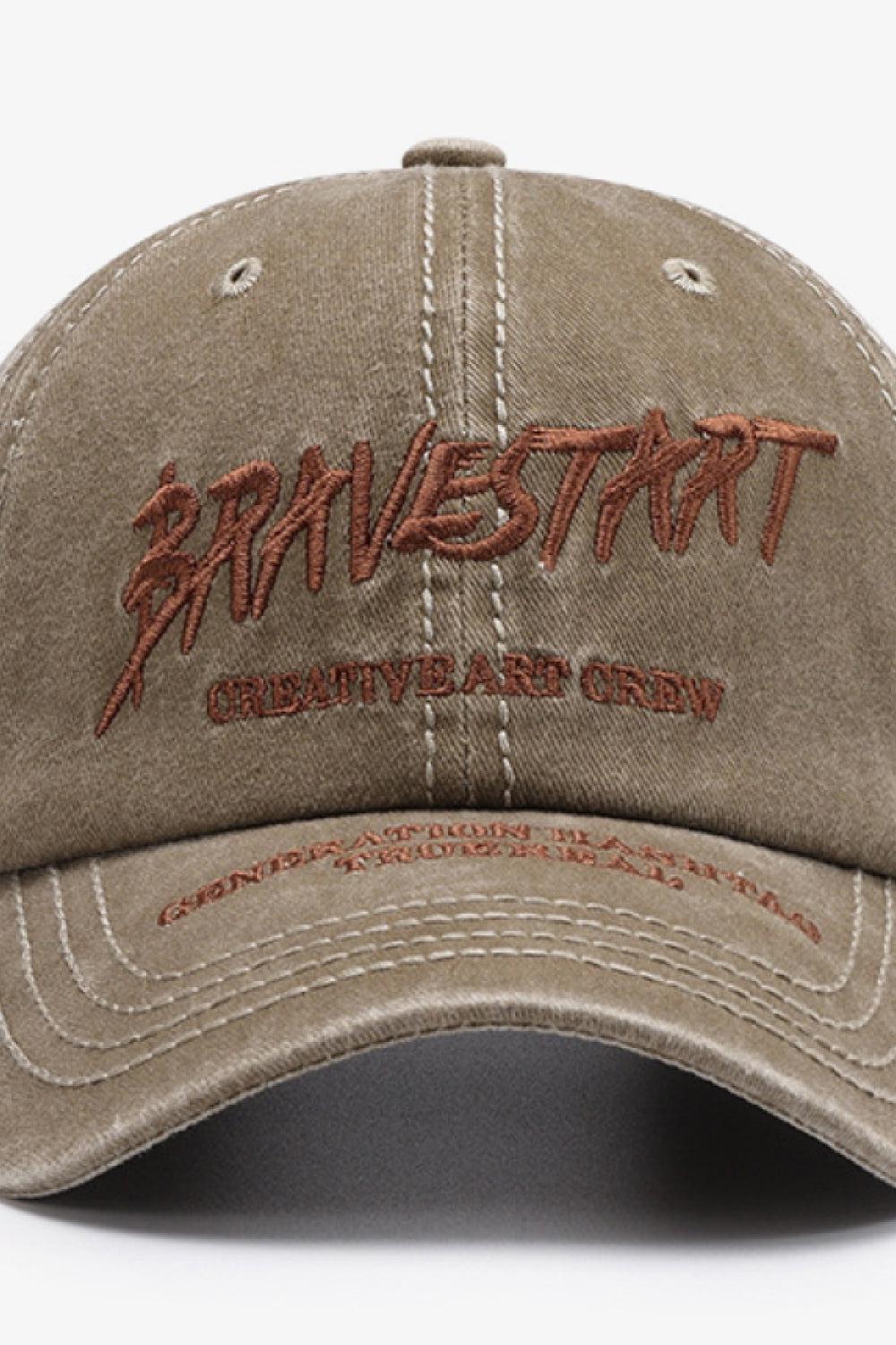 BRAVE START Graphic Baseball Cap BLUE ZONE PLANET