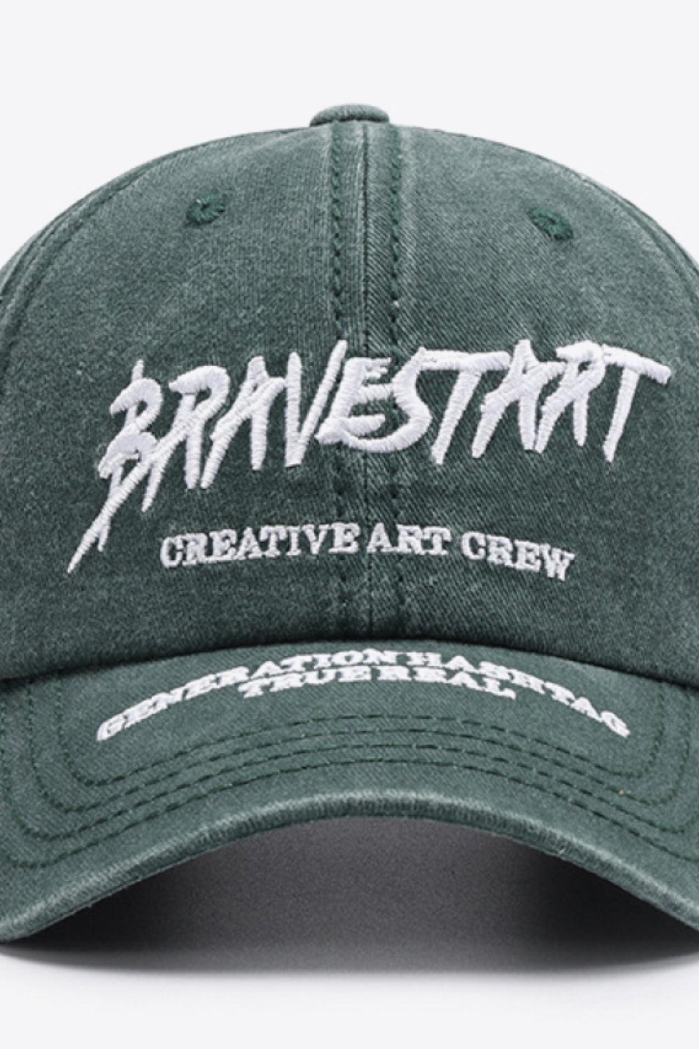 BRAVE START Graphic Baseball Cap BLUE ZONE PLANET