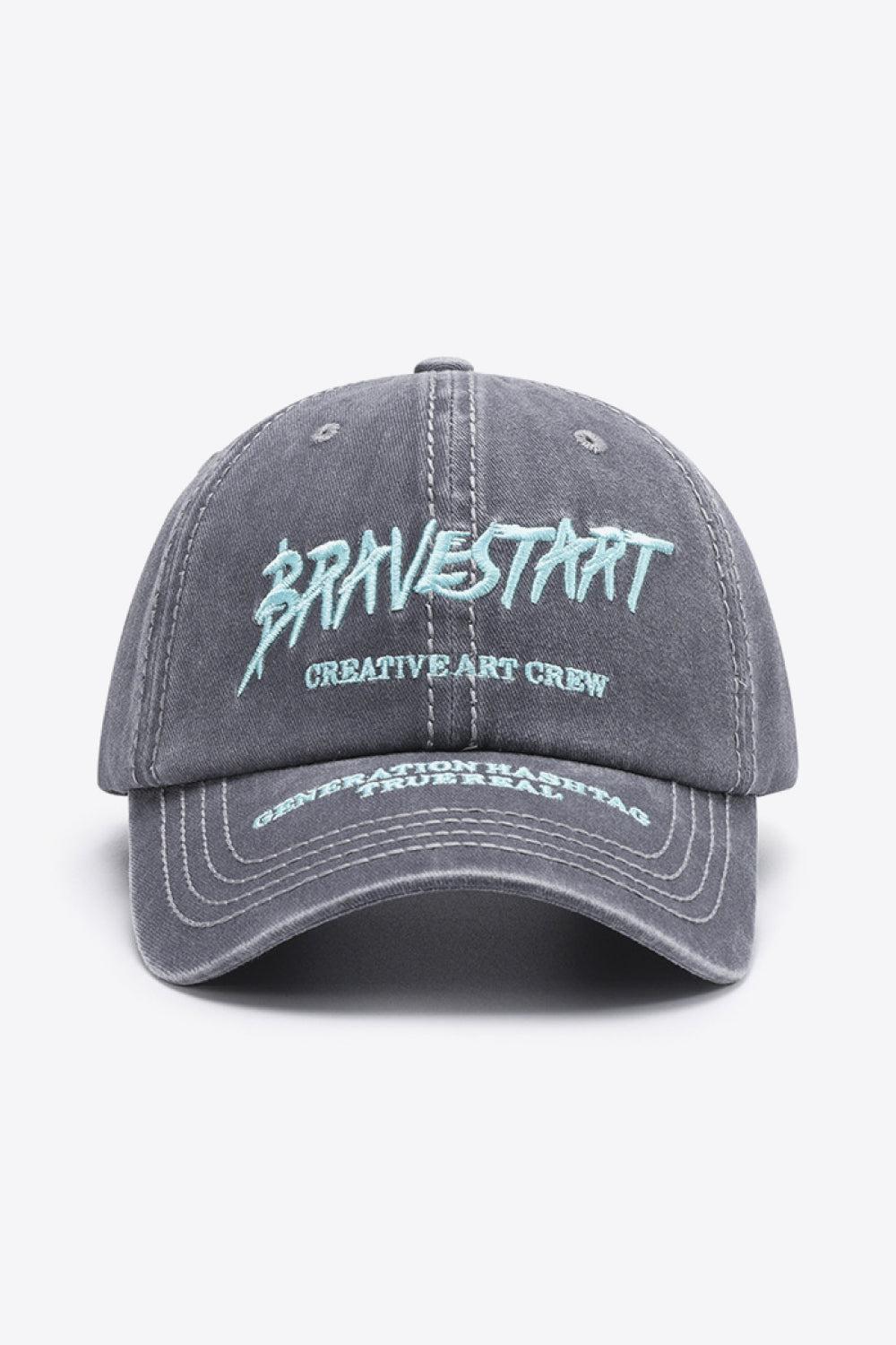 BRAVE START Graphic Baseball Cap BLUE ZONE PLANET