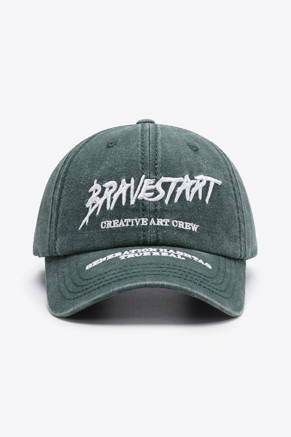 BRAVE START Graphic Baseball Cap BLUE ZONE PLANET