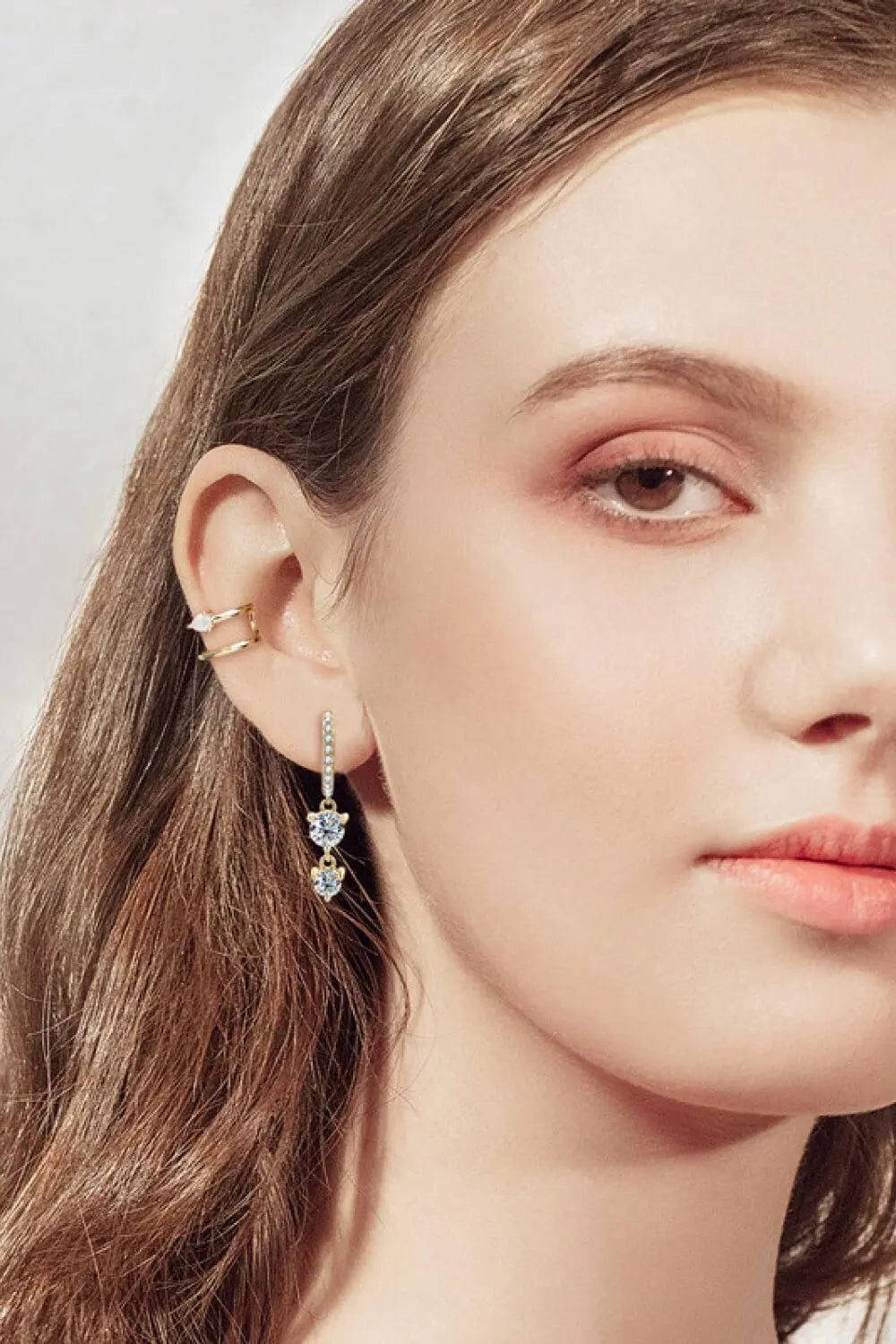 Be The One Moissanite Drop Earrings BLUE ZONE PLANET
