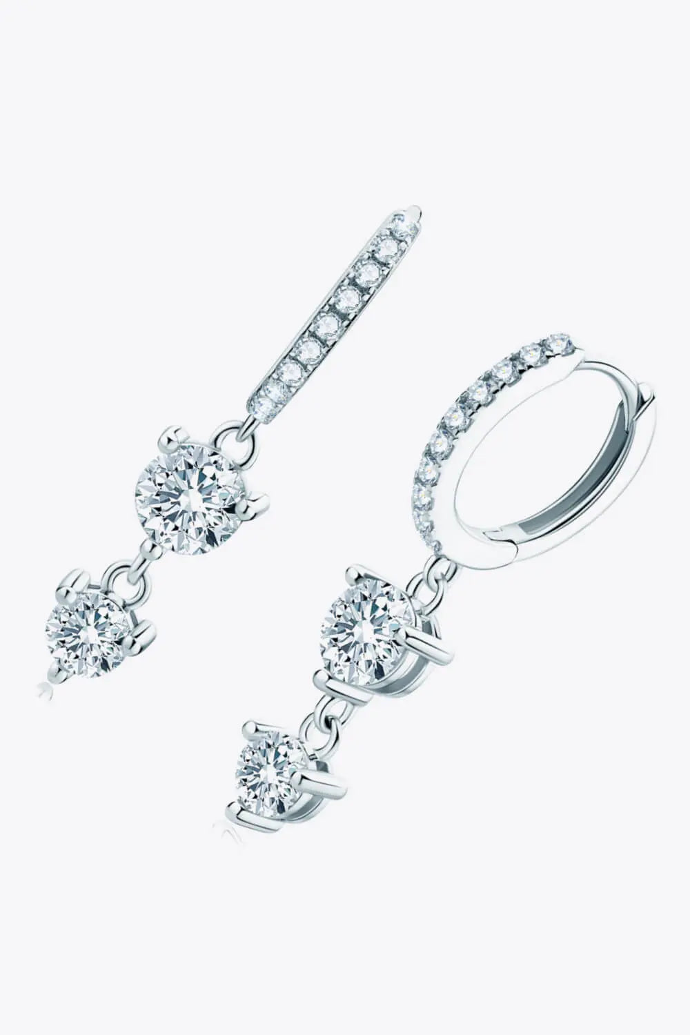 Be The One Moissanite Drop Earrings BLUE ZONE PLANET