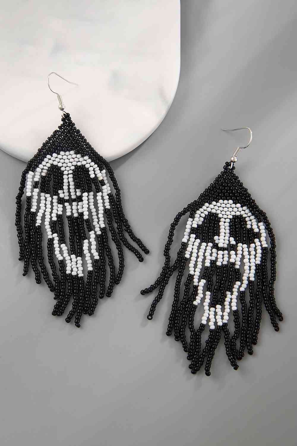 Beaded Dangle Earrings BLUE ZONE PLANET