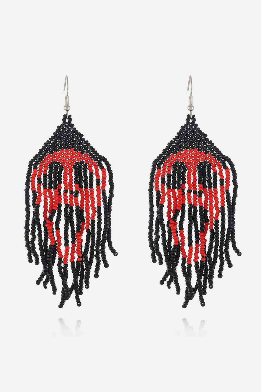 Beaded Dangle Earrings BLUE ZONE PLANET