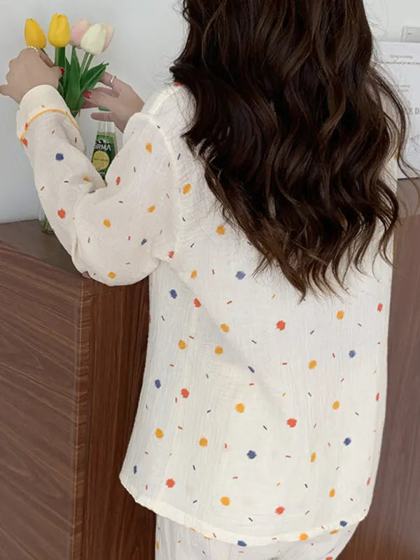 Blue Zone Planet | Angel's pure cotton gauze pajamas kakaclo