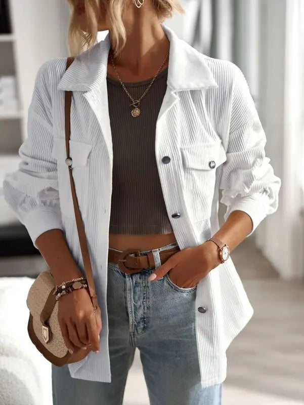 Blue Zone Planet | Ava's Long-Sleeved Top Shirt Jacket BLUE ZONE PLANET