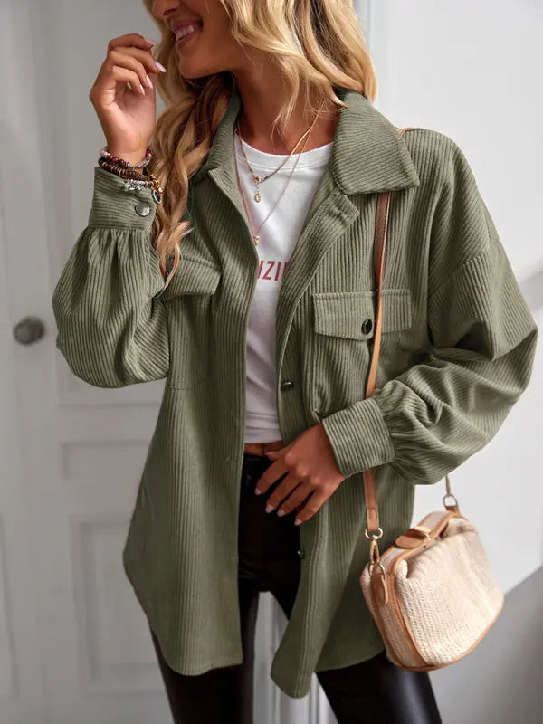 Blue Zone Planet | Ava's Long-Sleeved Top Shirt Jacket BLUE ZONE PLANET