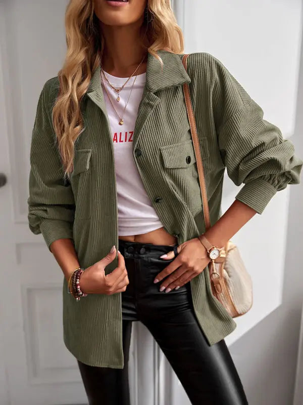 Blue Zone Planet | Ava's Long-Sleeved Top Shirt Jacket BLUE ZONE PLANET