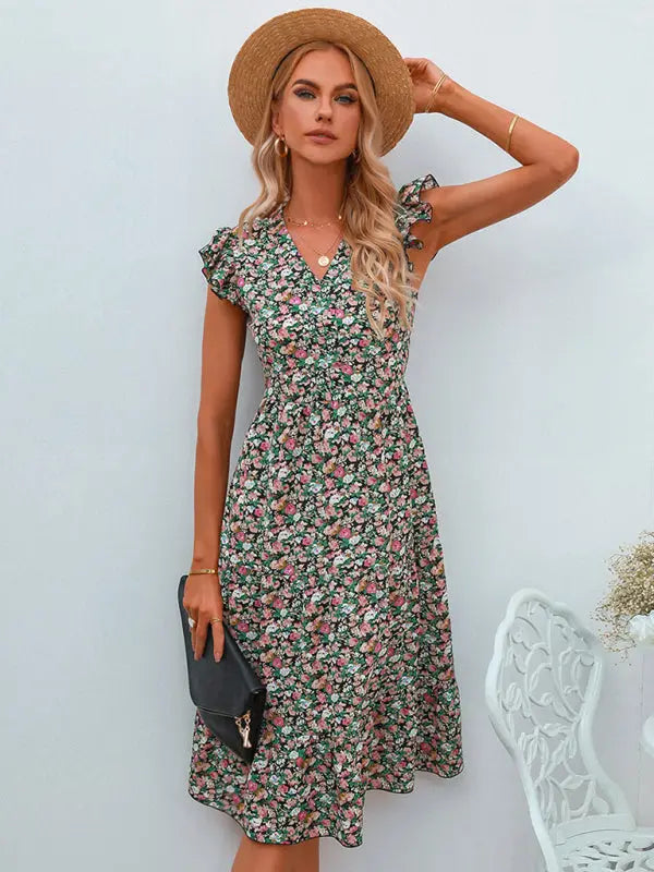 Blue Zone Planet | Ava's Satin Lace Stitching V-Neck Strapless Backless Dress BLUE ZONE PLANET