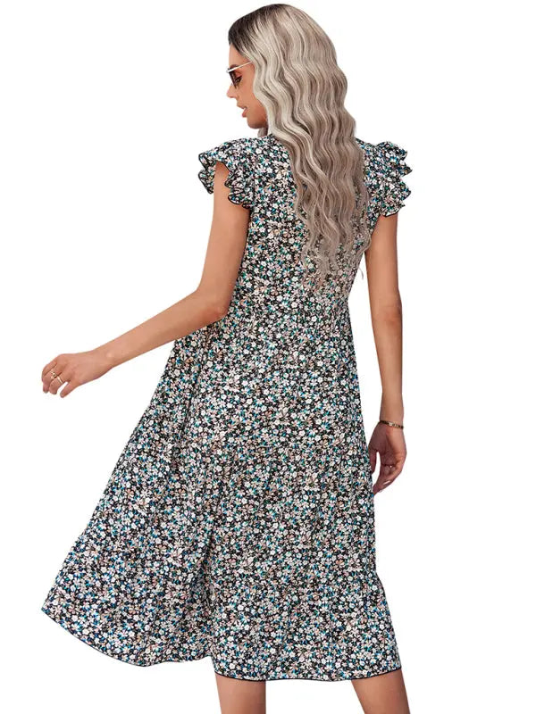 Blue Zone Planet | Ava's Satin Lace Stitching V-Neck Strapless Backless Dress BLUE ZONE PLANET