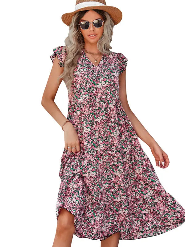 Blue Zone Planet | Ava's Satin Lace Stitching V-Neck Strapless Backless Dress BLUE ZONE PLANET