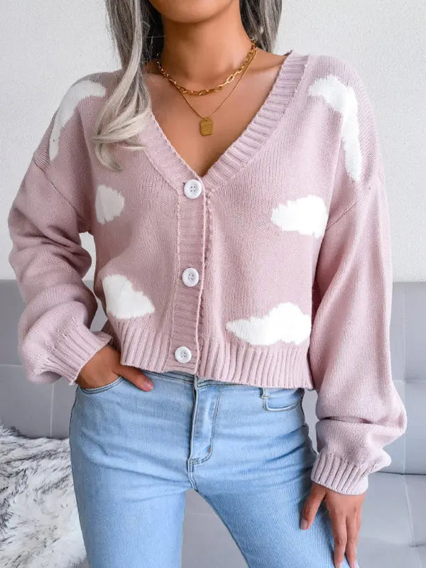 Blue Zone Planet | Baiyun knitted cardigan sweater BLUE ZONE PLANET
